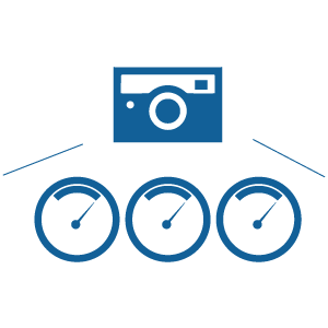 カメラ画角から計測機器領域を選択できるため、1台のカメラで複数計器を測定可能。