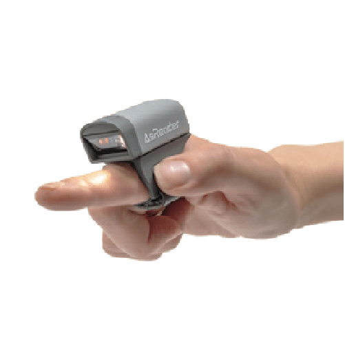 オザックスの 高機能受発注クラウド　バーコードスキャンで高速発注をサポート 専用アプリ MPS BROWSER 指に装着し利用可能な小型フィンガータイプ