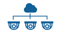 複数台カメラもクラウドで一括管理